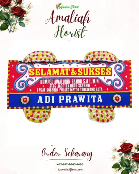 Papan Bunga Ucapan Selamat Wedoroklurak